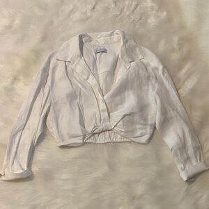Gianni Bini Cream Lightweight Shirt Jacket